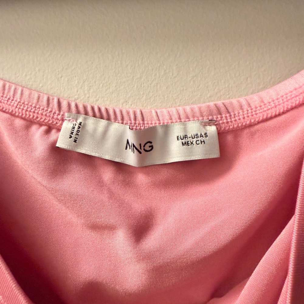 Mango Pink Asymmetrical Ruffle Skirt - Picture 5 of 5